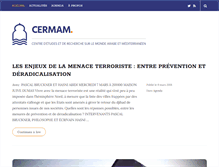 Tablet Screenshot of cermam.org